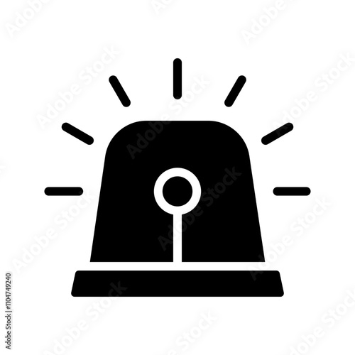 siren icon vector Emergency siren icon.Alarm siren icon.