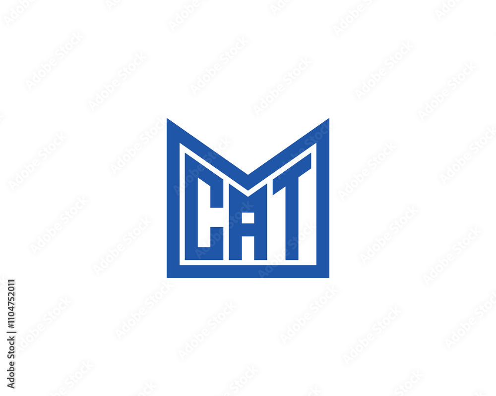 CAT logo design vector template. CAT CAT logo design vector template. CAT