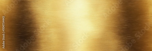 Brushed Gold Metal Background Smooth Shiny Metallic Texture 3D Rendering