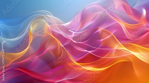 abstract background with glowing lines