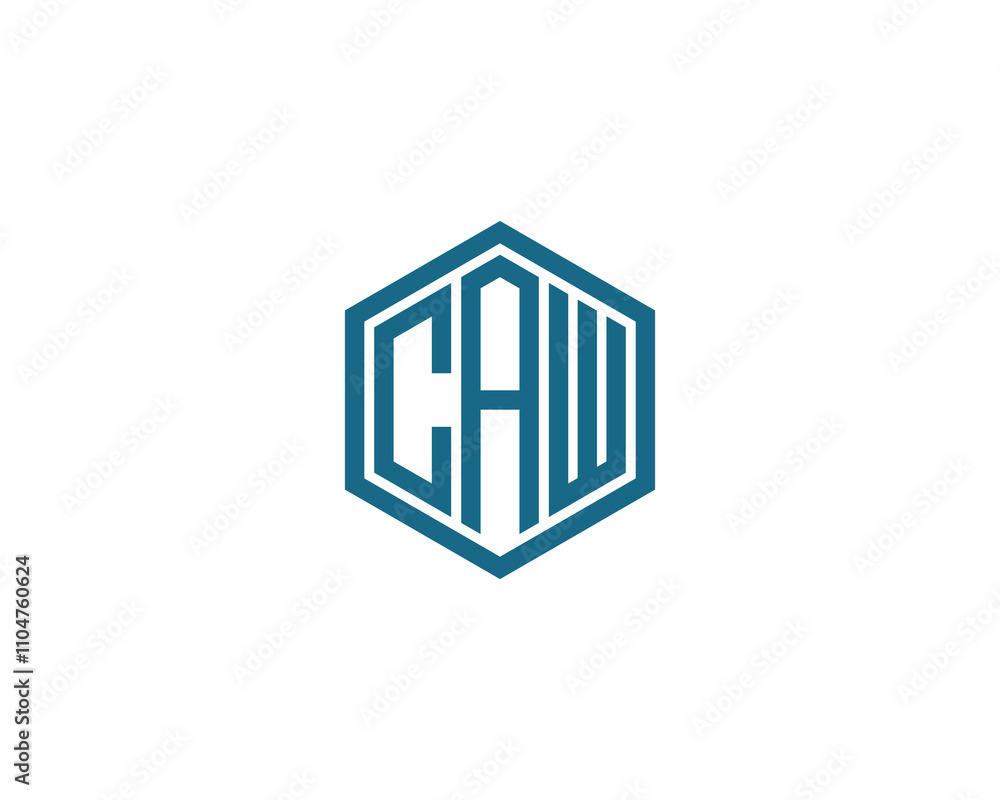 CAW logo design vector template. CAW CAW logo design vector template. CAW