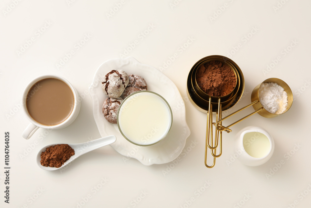 Appetizing Grinkle cookies on a light background. Appetizing Grinkle cookies on a light background.