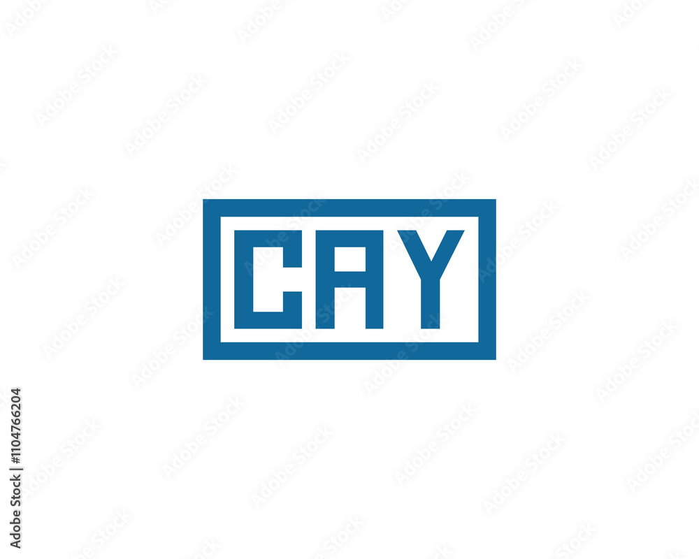 CAY logo design vector template. CAY CAY logo design vector template. CAY