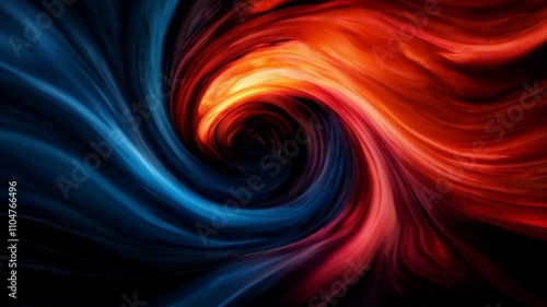 Wallpaper Mural Colorful Swirl Abstract Background Dynamic Visual Experience with Vibrant Red, Orange, and Blue Hues Evoking Movement and Energy for Artistic Projects. Torontodigital.ca