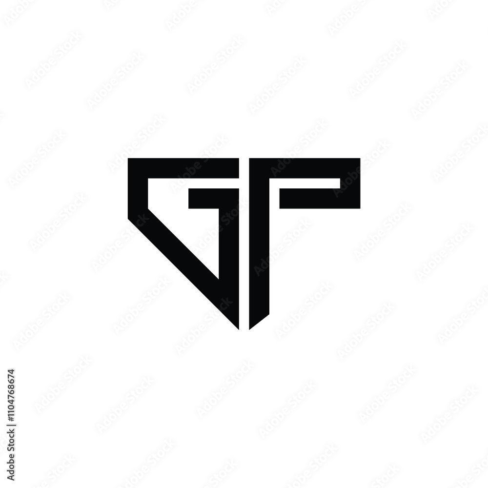GP monogram logo design letter text name symbol monochrome logotype alphabet character simple logo GP monogram logo design letter text name symbol monochrome logotype alphabet character simple logo