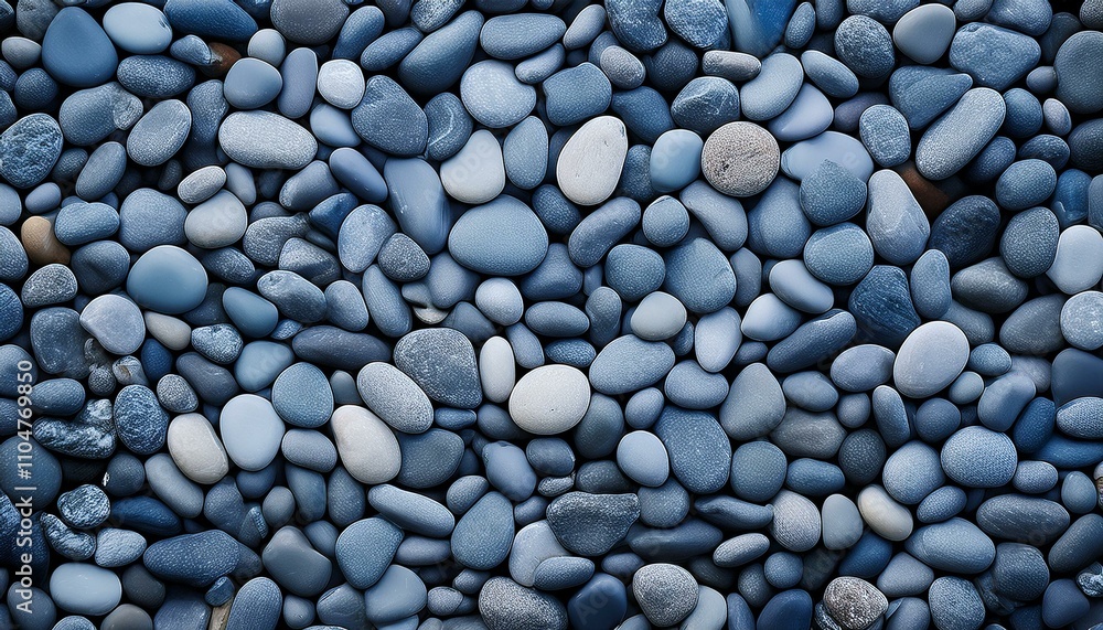 Smooth, blue stones create a serene, textured background. Smooth, blue stones create a serene, textured background.