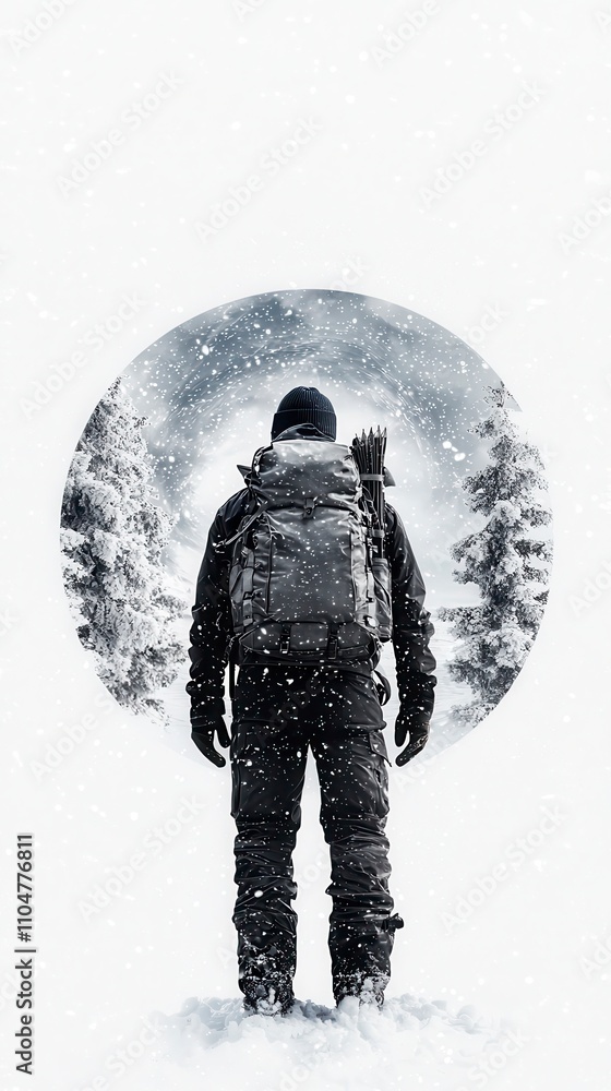 Obraz premium Winter Wanderer