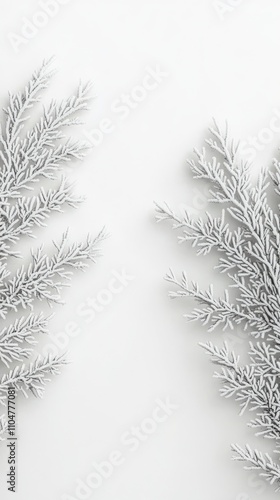 Wallpaper Mural Winter Branches Frame Torontodigital.ca