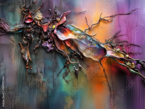 Abstract Art Anxiety and Restlessness