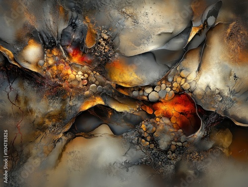 Abstract Art Chaos and Turmoil