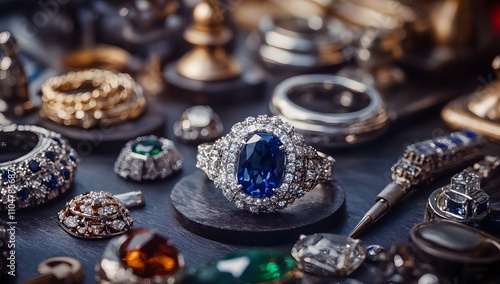 Wallpaper Mural Luxurious Collection of Vintage Jewelry and Precious Gems

 Torontodigital.ca