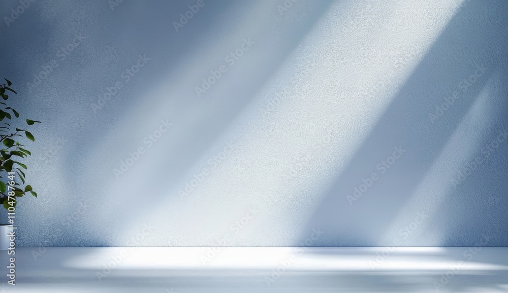 Light Blue Minimalist Background for Modern Product Presentation with Soft Shadows and Smooth Texture Light Blue Minimalist Background for Modern Product Presentation with Soft Shadows and Smooth Texture