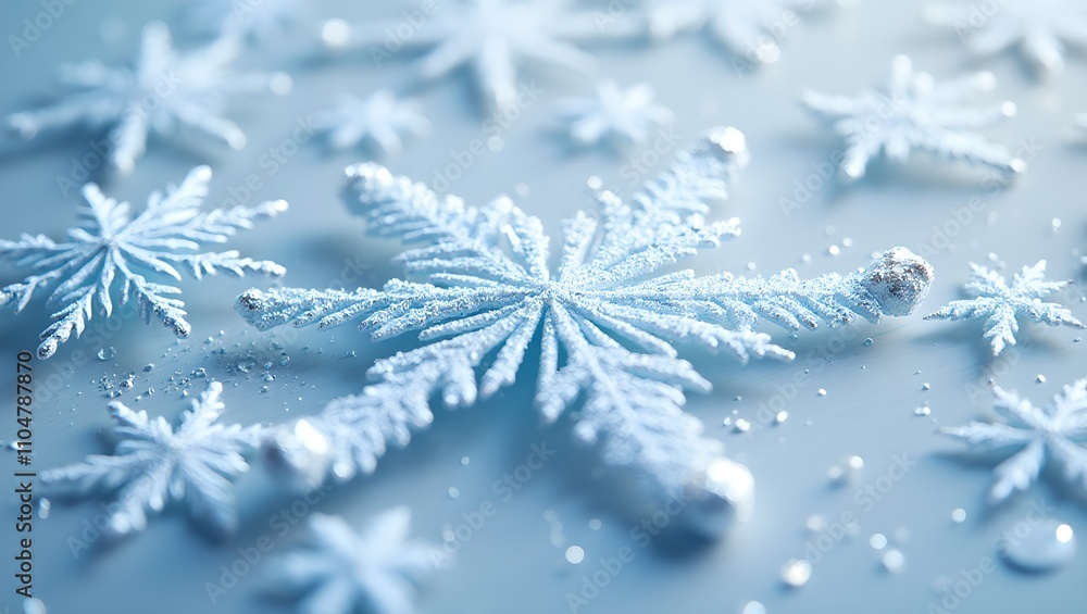 Delicate Winter Snowflake Wonderland Delicate Winter Snowflake Wonderland