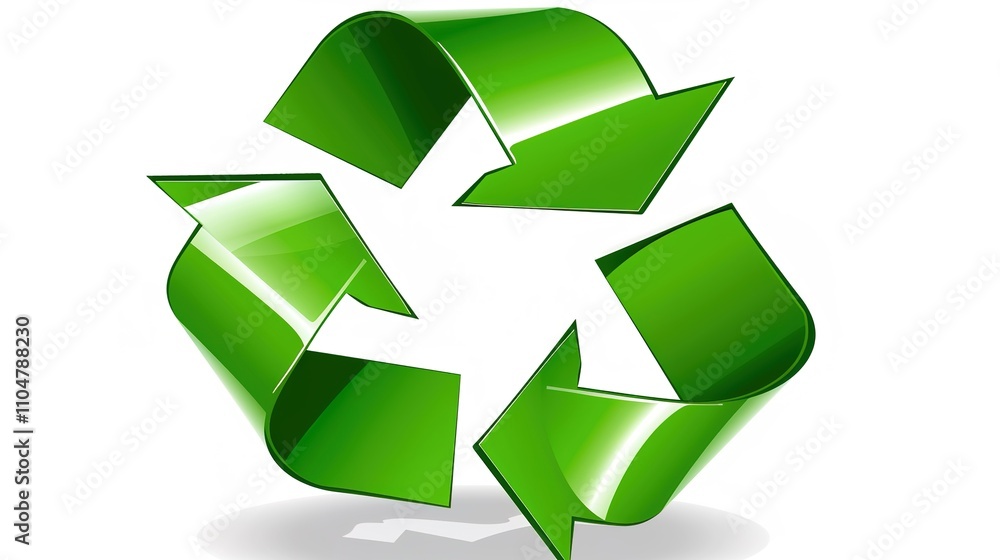 Natural Green Recycling Symbol - A Symbolic and Eco - Friendly Visual Representation. The Green Recycling Symbol with Its Natural Elements and Design, Standing Out on Its Own, Creating a Conscious and Natural Green Recycling Symbol - A Symbolic and Eco - Friendly Visual Representation. The Green Recycling Symbol with Its Natural Elements and Design, Standing Out on Its Own, Creating a Conscious and