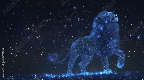Celestial Lion: A Constellation's Majestic Form