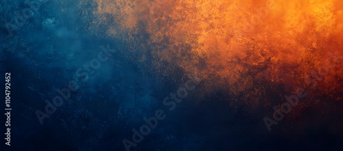 Blue and orange abstract background