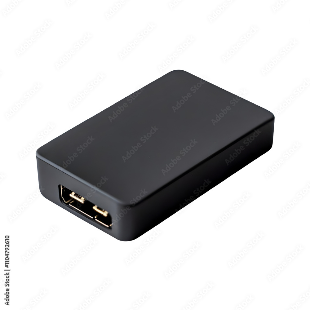 Black Adapter with Gold Connectors - Product Photo Black Adapter with Gold Connectors - Product Photo