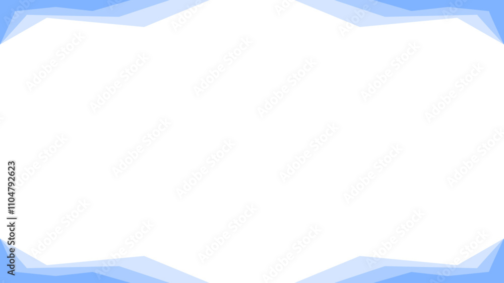 Background white with blue border. Vector can be used for banners, posters, power points, templates, slides, etc. Background white with blue border. Vector can be used for banners, posters, power points, templates, slides, etc.