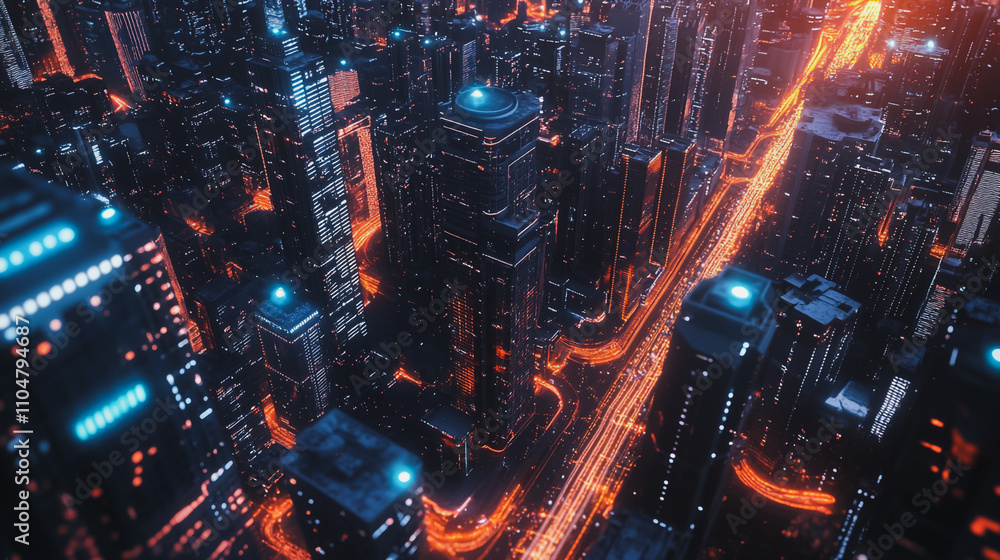 Smart digital city with connection cyber security network reciprocity over the twilight cityscape.future wireless digital city and social media networking systems that connects people within the city Smart digital city with connection cyber security network reciprocity over the twilight cityscape.future wireless digital city and social media networking systems that connects people within the city
