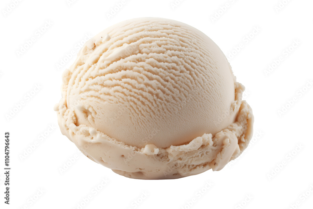 Ice cream scoops isolated on white background. Ice cream scoops isolated on white background.