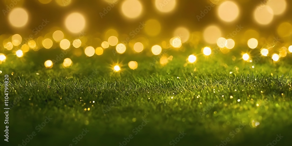 Obraz premium grass and bokeh