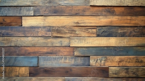 A rustic wooden wall with aged planks and a natural wood texture, creating a cozy atmosphere