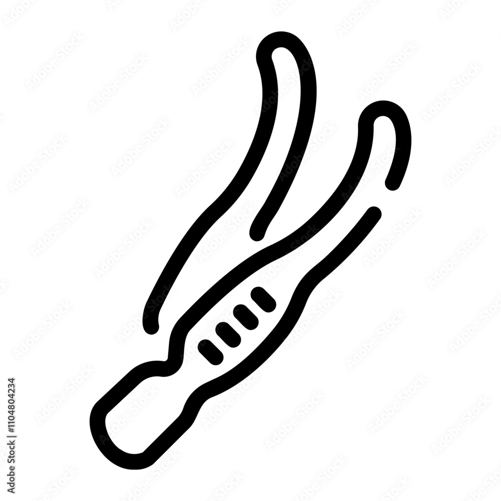 tweezers Line Icon tweezers Line Icon