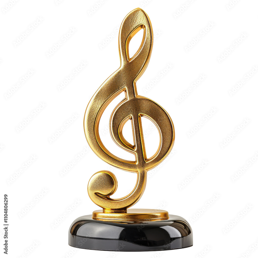 Celebrating the Harmony of Music A Striking Golden Clef Trophy That Represents Talent, Dedication, and the Joy of Musical Achievement Celebrating the Harmony of Music A Striking Golden Clef Trophy That Represents Talent, Dedication, and the Joy of Musical Achievement