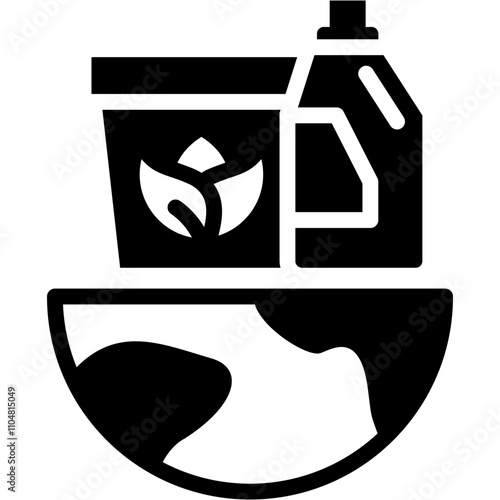 Eco Friendly Cleaning Icon