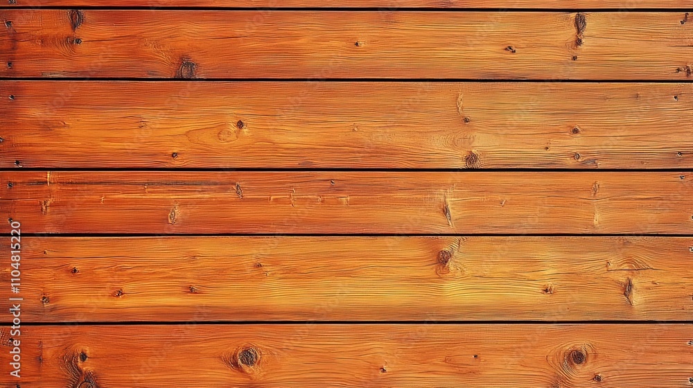 Fototapeta premium Closeup of a Brown Wooden Plank Wall