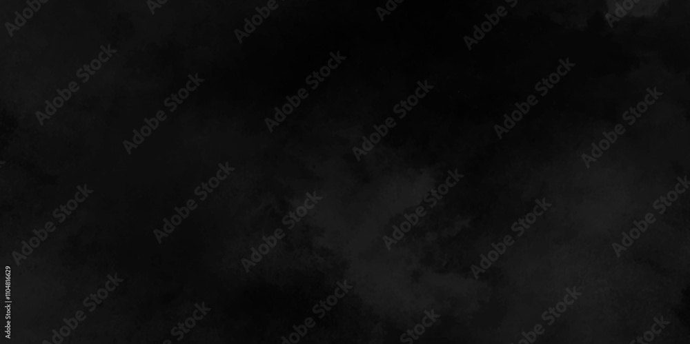 Naklejka premium White smoke on black color background, smoke overlay effect on Isolated black background, atmosphere overlay effect and vapor overlays, white fume overlay on black background, abstract Fog background.