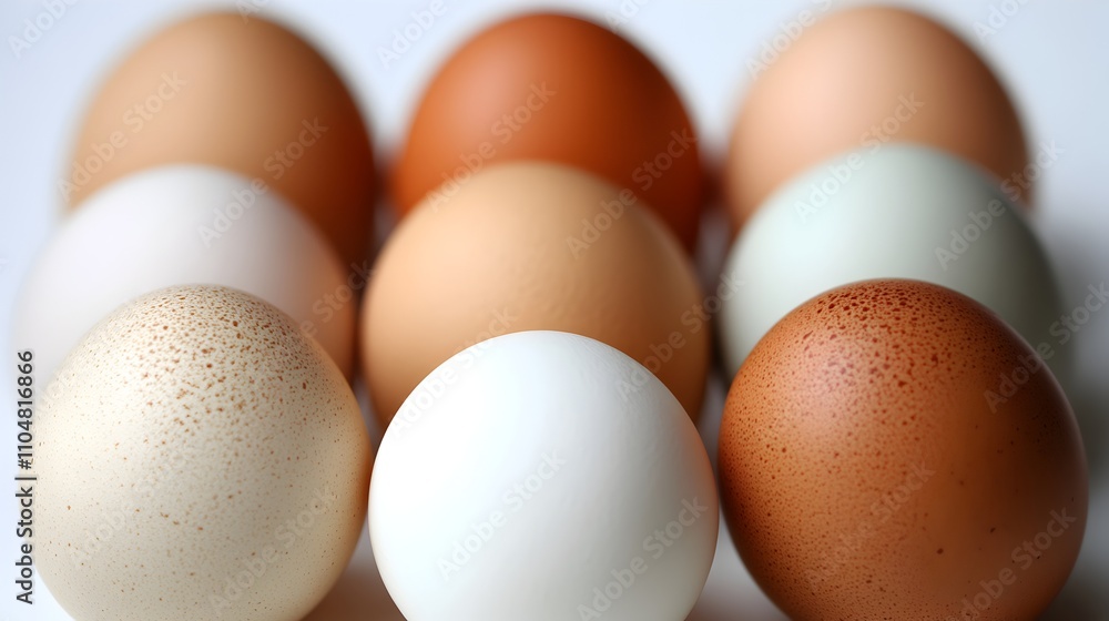 A Dozen Delights: A collection of fresh, farm-fresh eggs, each with unique hues and textures, promising culinary creativity. A Dozen Delights: A collection of fresh, farm-fresh eggs, each with unique hues and textures, promising culinary creativity.