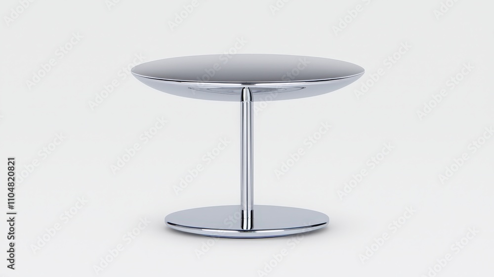 Modern Chrome Table Lamp Minimalist Design Polished Metal Interior Decor Modern Chrome Table Lamp Minimalist Design Polished Metal Interior Decor