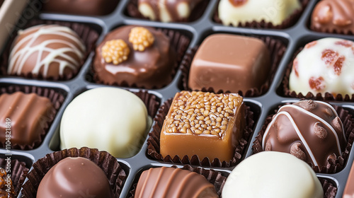 Assorted Chocolate Sweets in a Gourmet Box