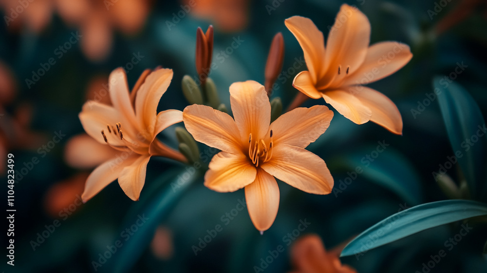 Fototapeta premium orange tiger lily flower