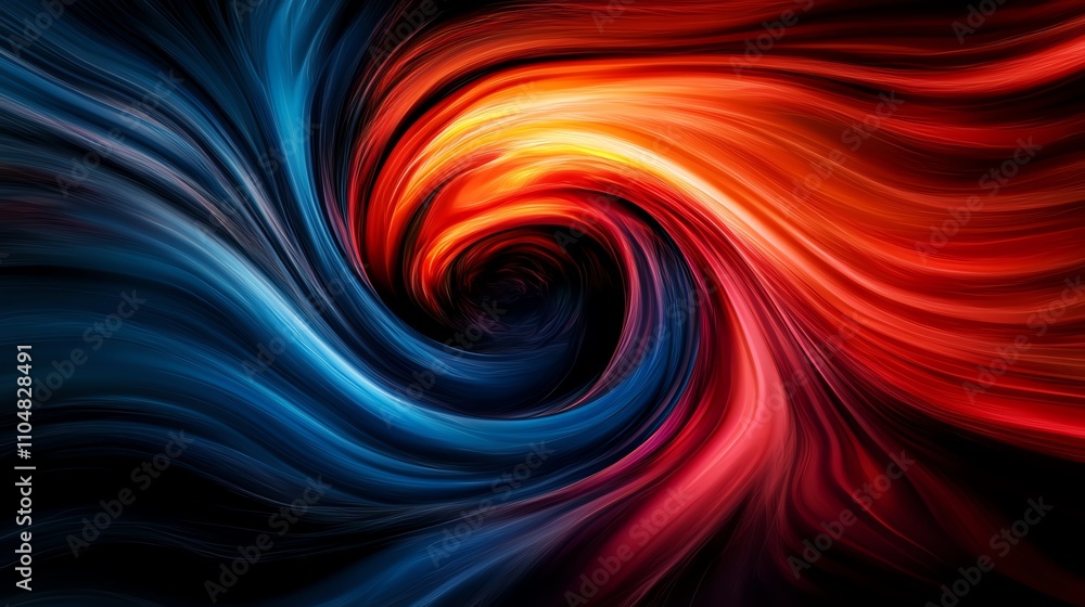 Colorful swirl abstract background with dynamic motion in blue and red hues. Colorful swirl abstract background with dynamic motion in blue and red hues.