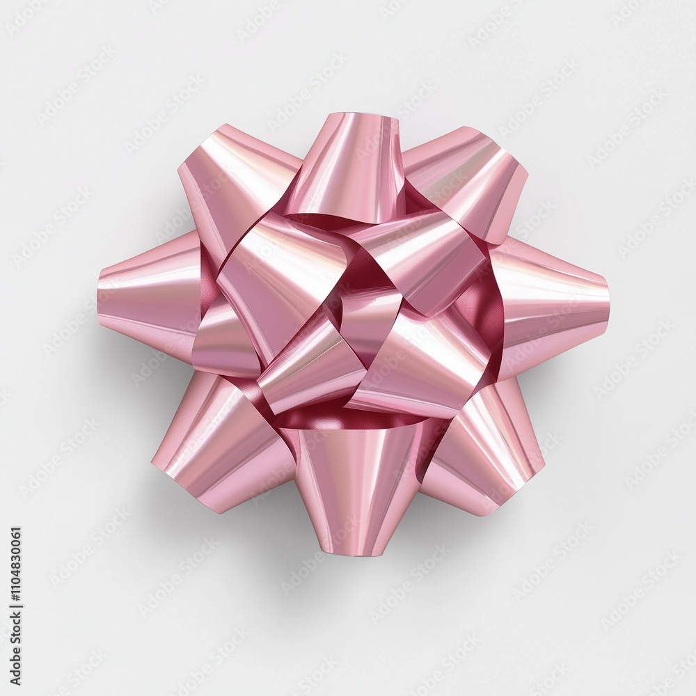 Close-up of a one shiny bow decoration made of pink ribbon.
Isolated on white background. Top view. Christmas, xmas, New Year, Birthday, Anniversary, Celebration, Gift, Packaging, Decoration. Close-up of a one shiny bow decoration made of pink ribbon.
Isolated on white background. Top view. Christmas, xmas, New Year, Birthday, Anniversary, Celebration, Gift, Packaging, Decoration.
