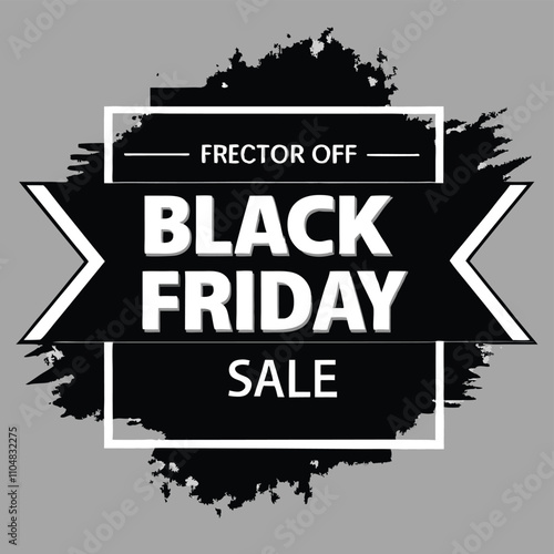 black friday banner of black paint