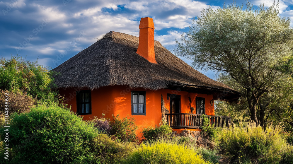 Fototapeta premium old house in the countryside