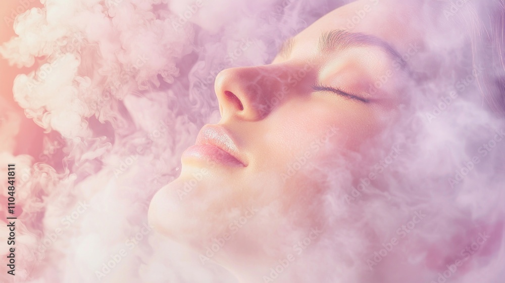 Radiant Self-Care: Woman enjoying herbal face steam, glowing skin in warm light. Regenerative Beauty and Natural Wellness. Ultra-Detailed Beauty Concept. Radiant Self-Care: Woman enjoying herbal face steam, glowing skin in warm light. Regenerative Beauty and Natural Wellness. Ultra-Detailed Beauty Concept.