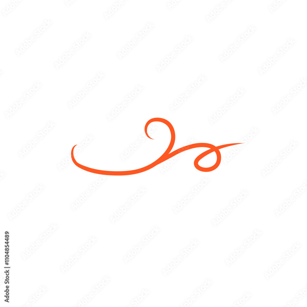red swirl decoration red swirl decoration