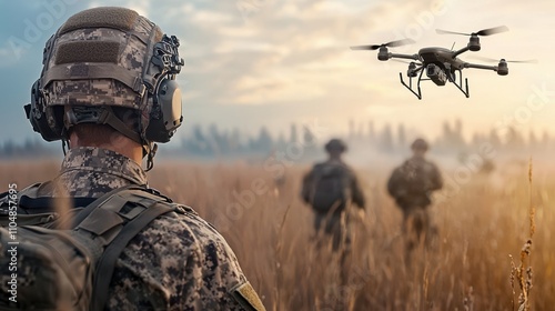 Enhancing battlefield coordination integrating soldiers and drones for superior operational standards in combat zones