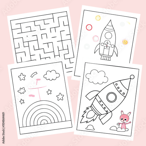 Playful Kids’ Activity Vector Pack