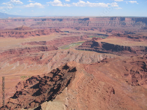 Red rocks and the Colorado River, Moab, Utah photo