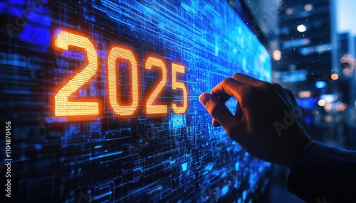 2025: A Glimpse into the Future of Technology and Innovation  Digital Transformation and New Era of Advancement photo