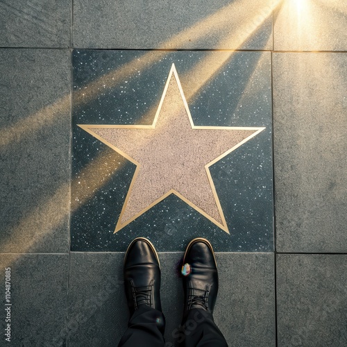 Walk of Fame Star Success Achievement Hollywood Dreams