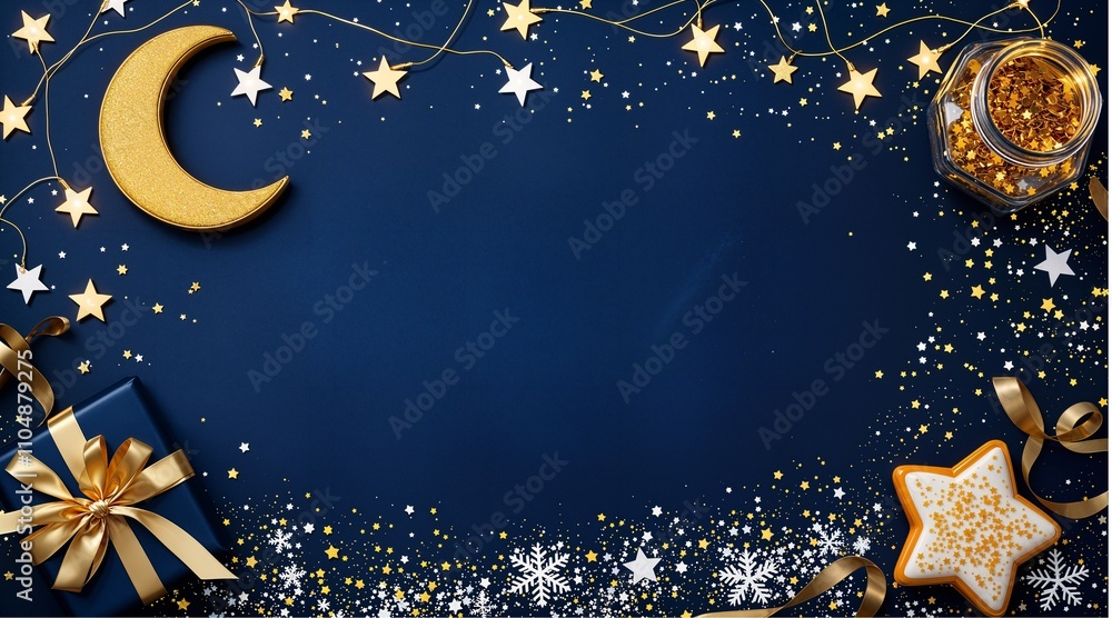 A festive Christmas-themed composition with a clean, white wooden background. A festive Christmas-themed composition with a clean, white wooden background.