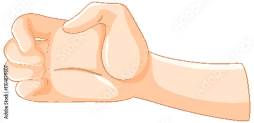 Hand Holding Gesture Illustration