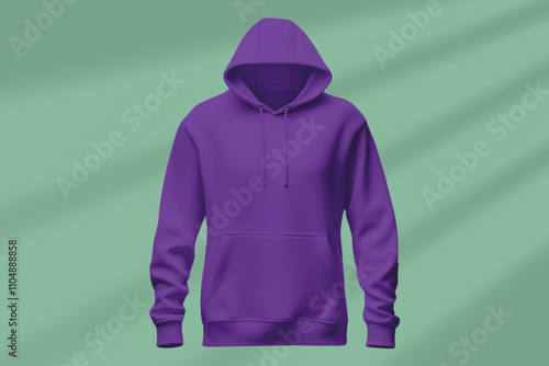 Editable Hoodie Mockup for Fashion Branding photo