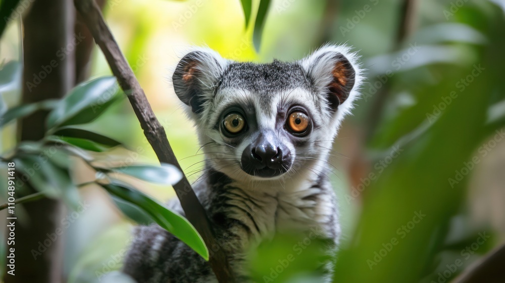 Obraz premium Endangered species listed animals, with focus on conservation efforts